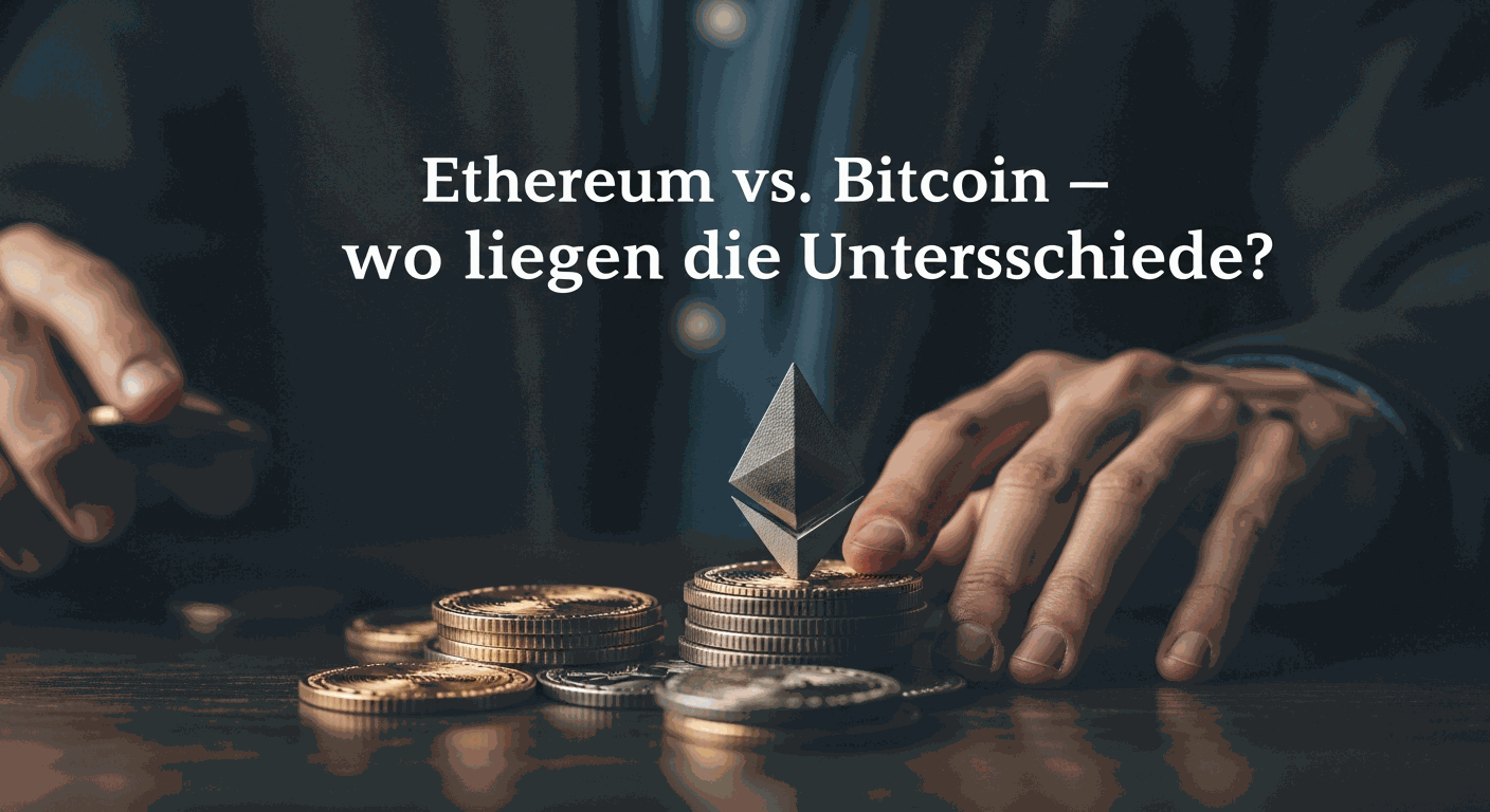 Ethereum vs. Bitcoin – wo liegen die Unterschiede?
