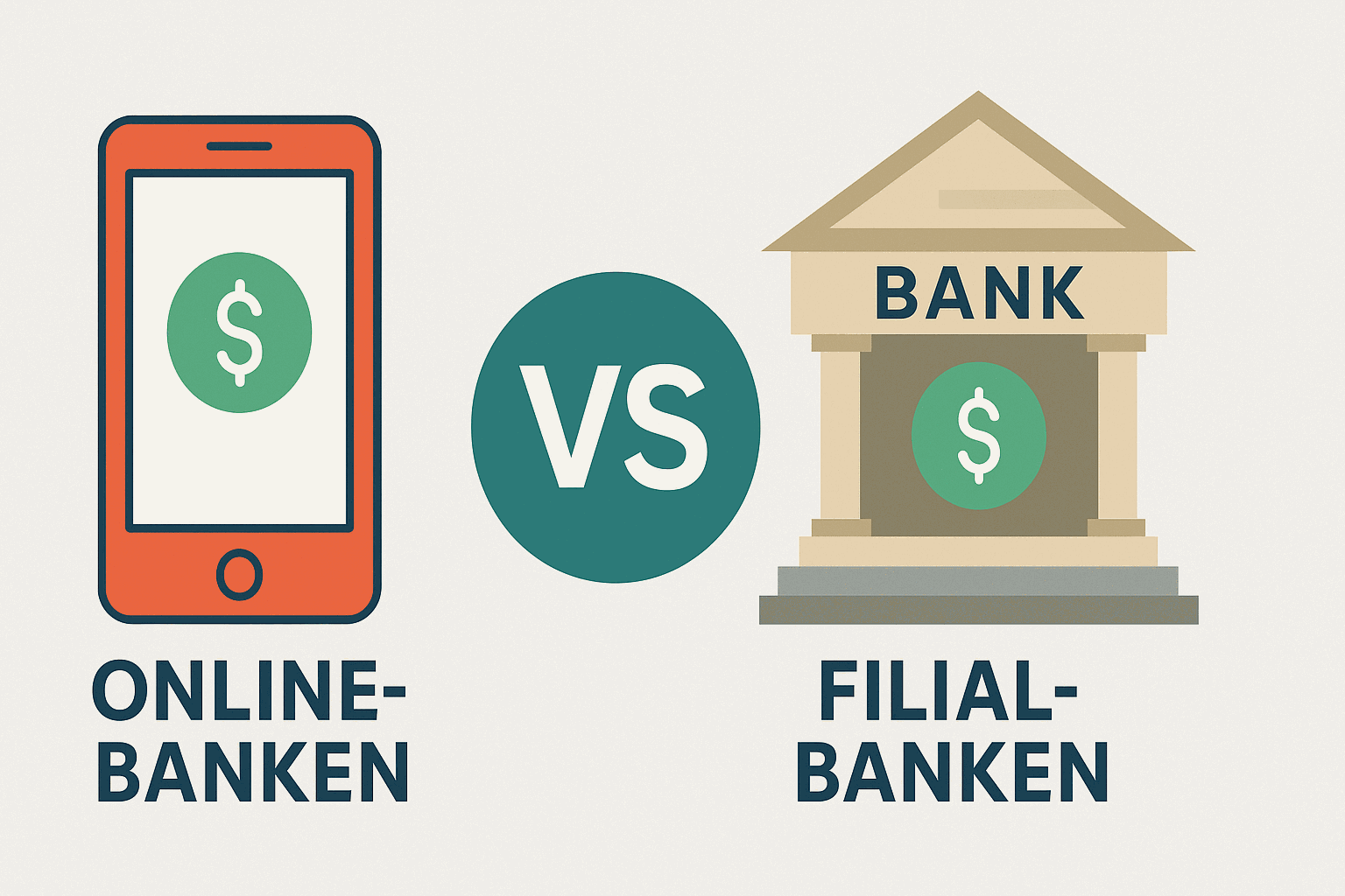Online-Banken vs. Filialbanken