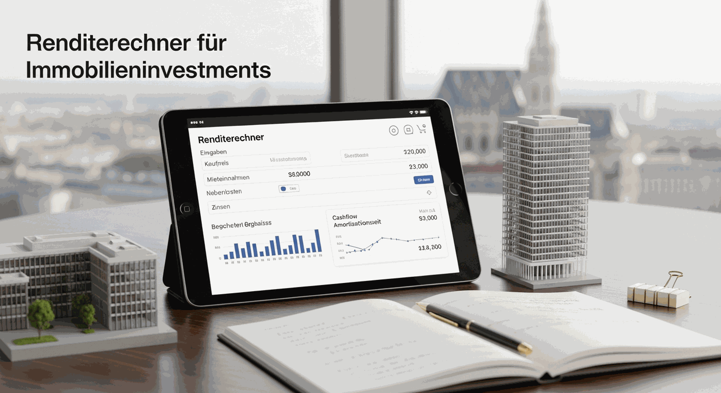 Renditerechner für Immobilieninvestments
