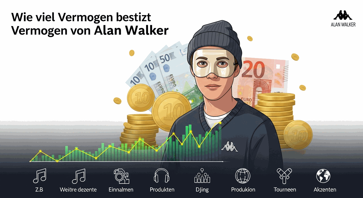Vermögen & Gehalt von Alan Walker