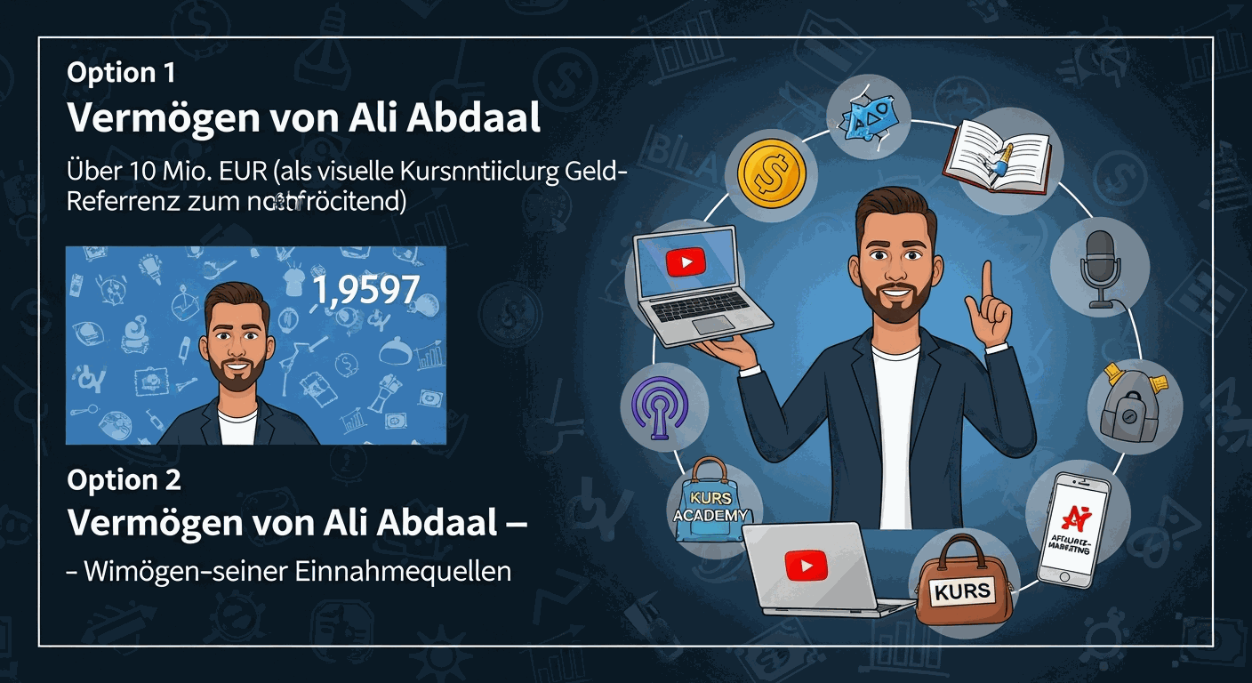 Vermögen & Gehalt von Ali Abdaal