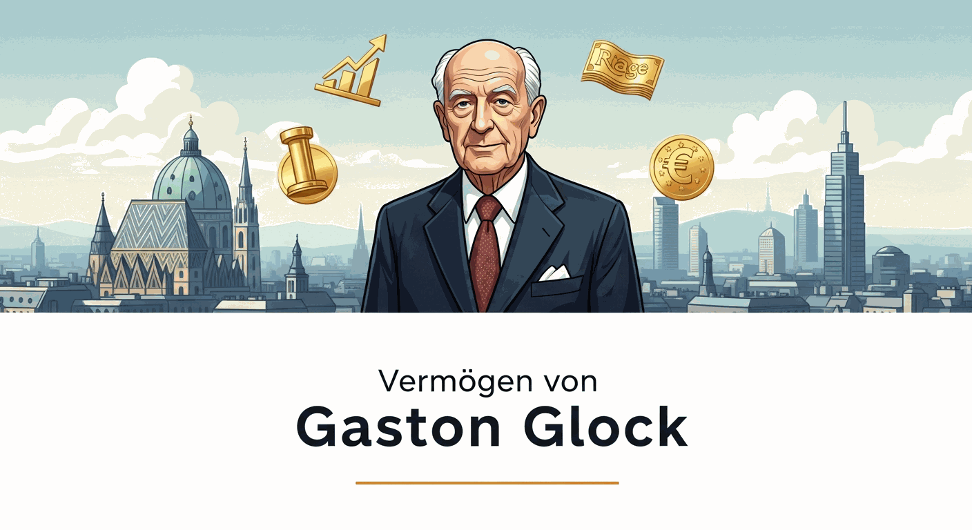 Vermögen & Gehalt von Gaston Glock
