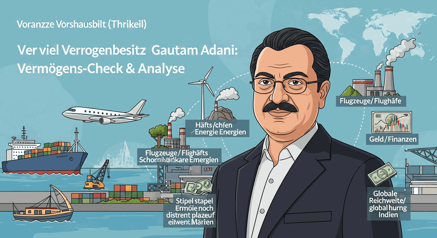 Vermögen & Gehalt von Gautam Adani