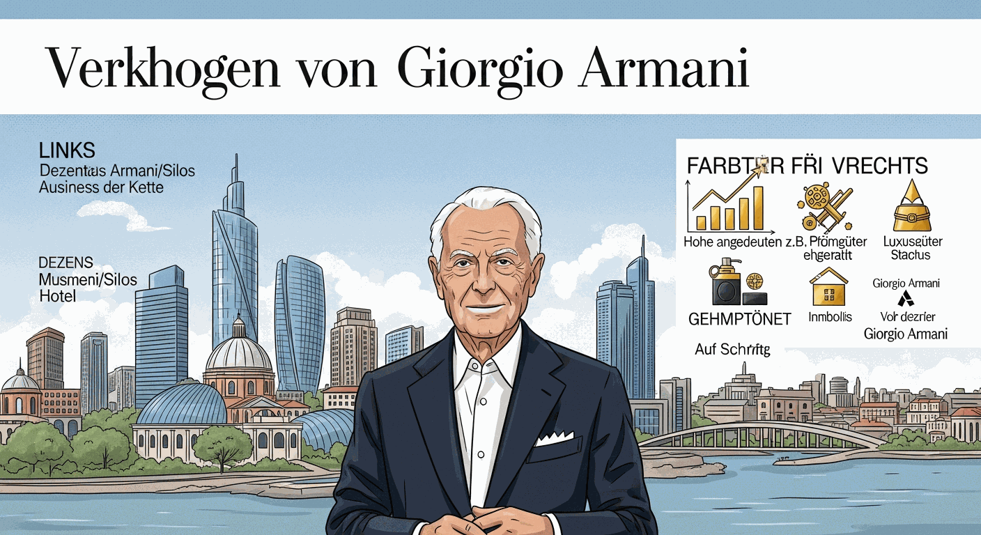 Vermögen & Gehalt von Giorgio Armani