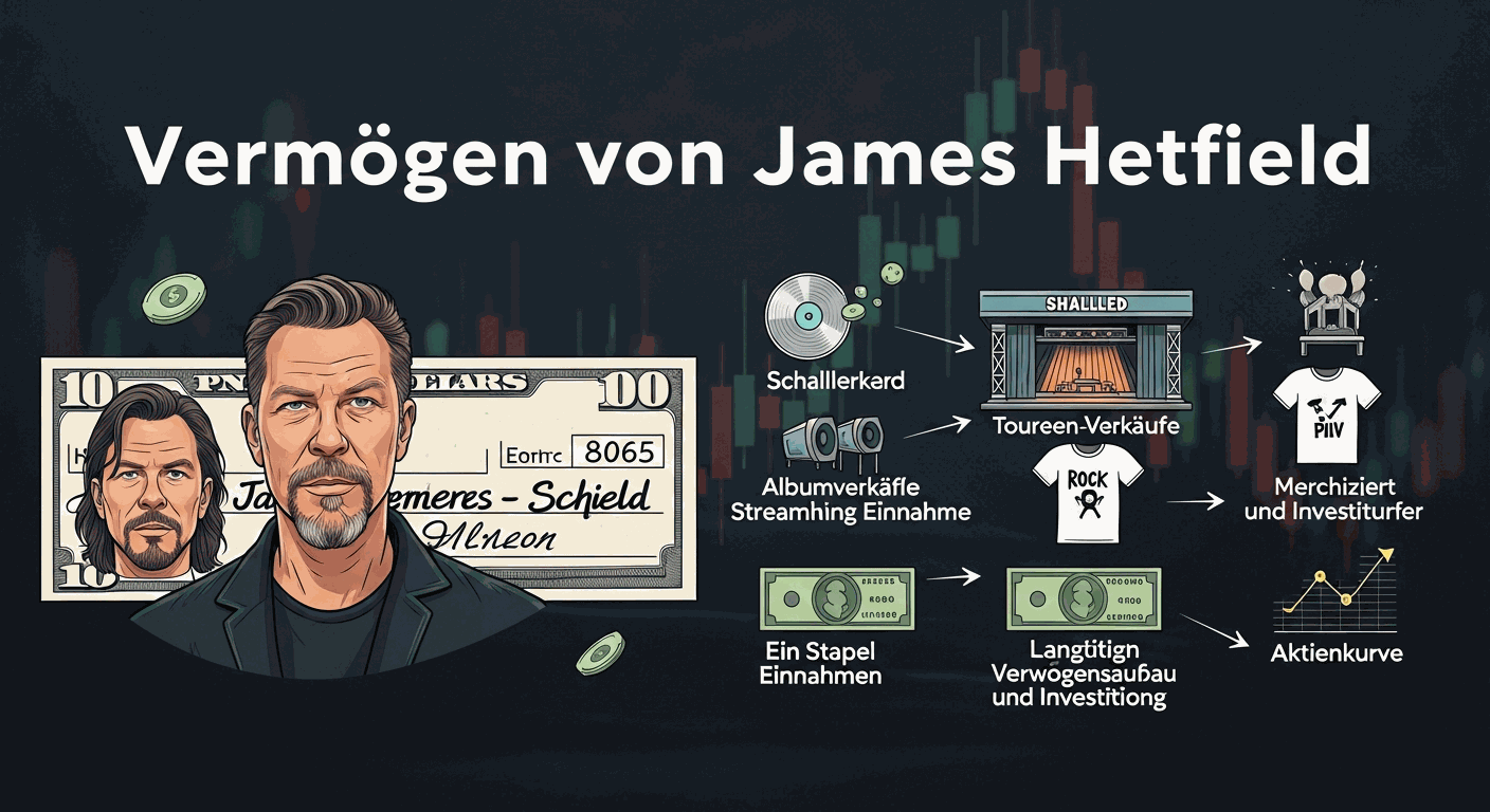 Vermögen & Gehalt von James Hetfield