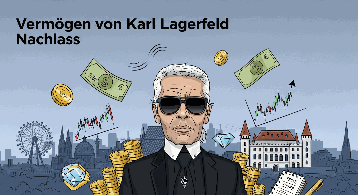 Vermögen & Gehalt von Karl Lagerfeld Nachlass