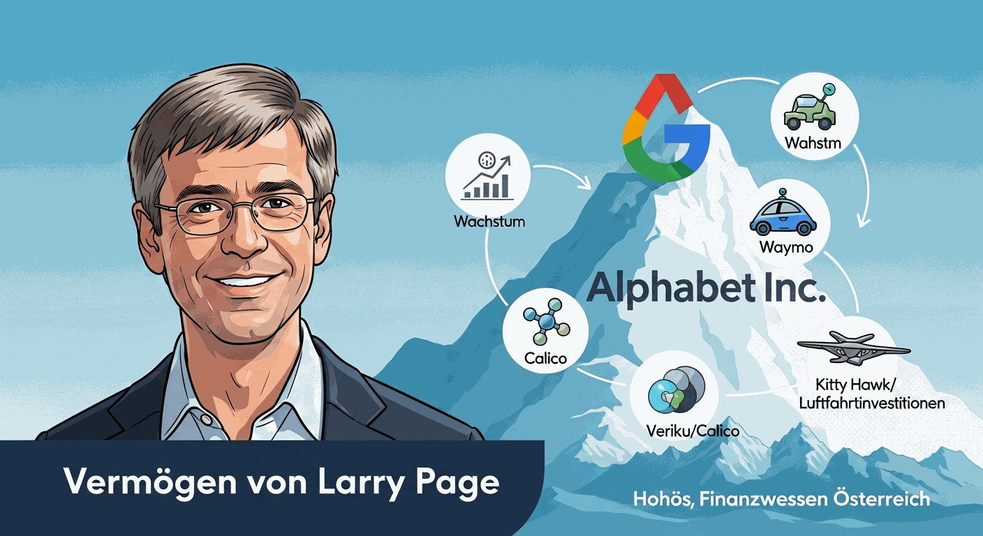 Vermögen & Gehalt von Larry Page