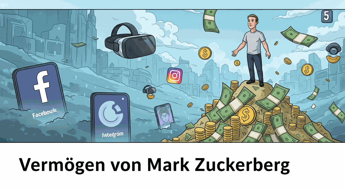 Vermögen & Gehalt von Mark Zuckerberg