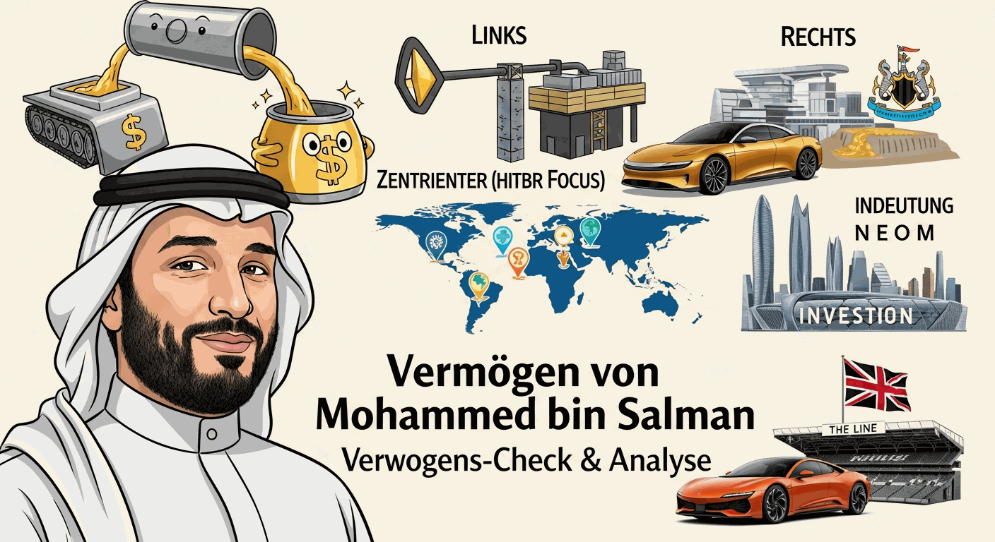 Vermögen & Gehalt von Mohammed bin Salman