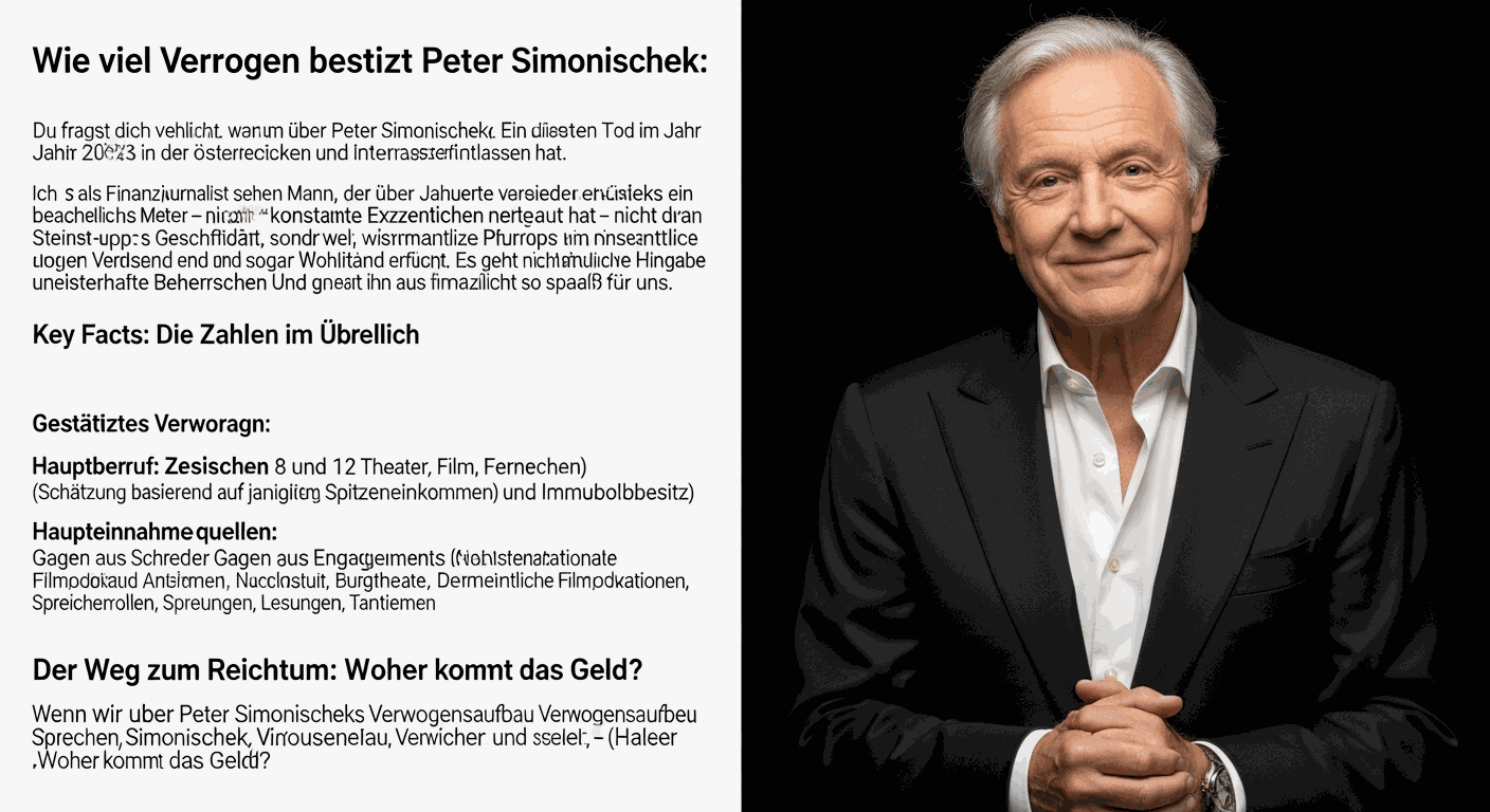 Vermögen & Gehalt von Peter Simonischek