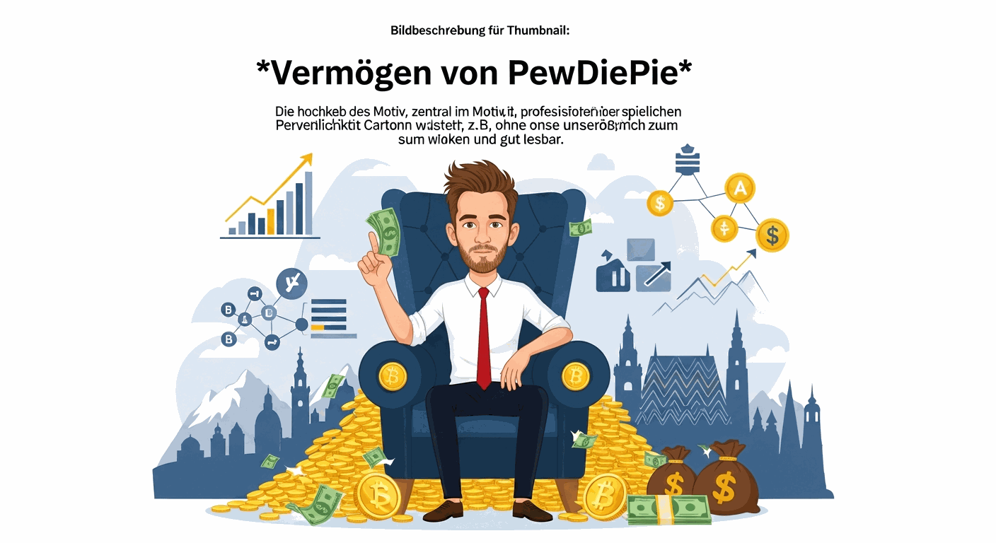 Vermögen & Gehalt von PewDiePie
