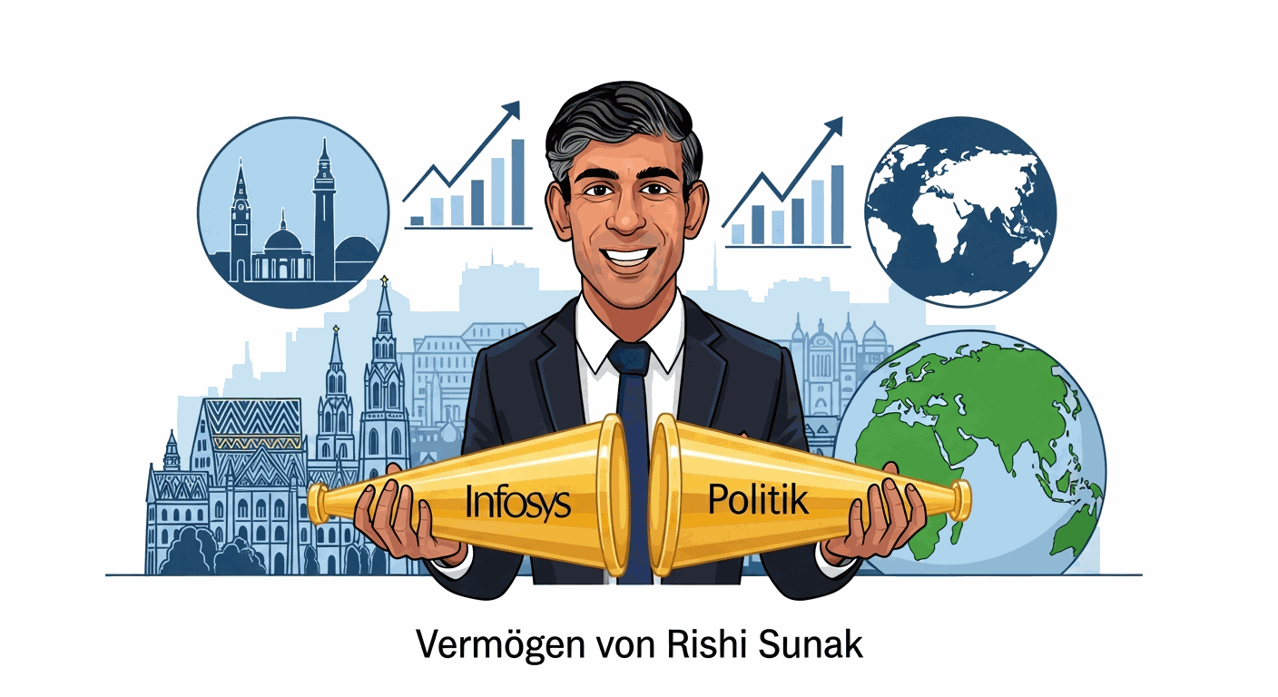 Vermögen & Gehalt von Rishi Sunak