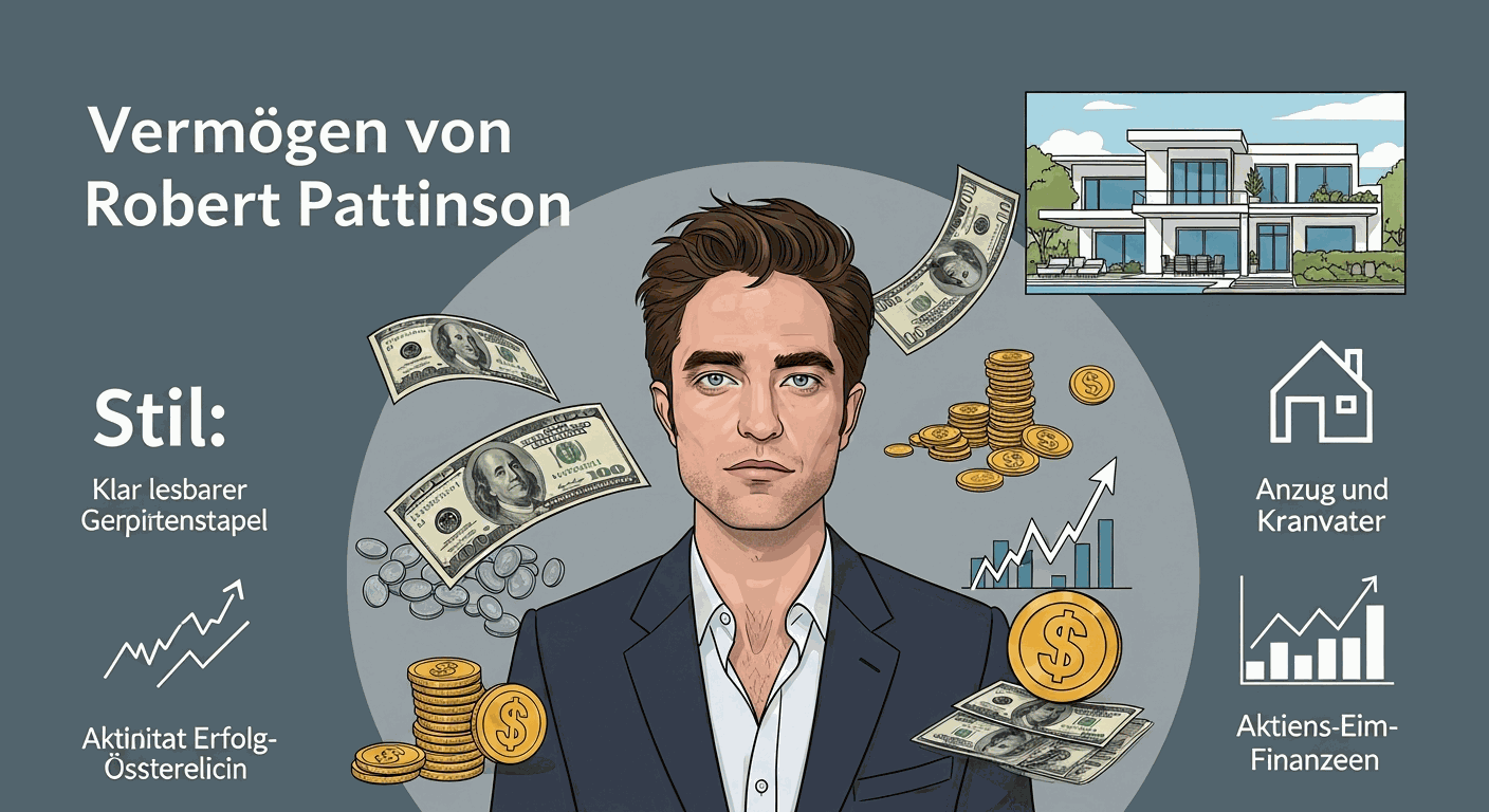 Vermögen & Gehalt von Robert Pattinson