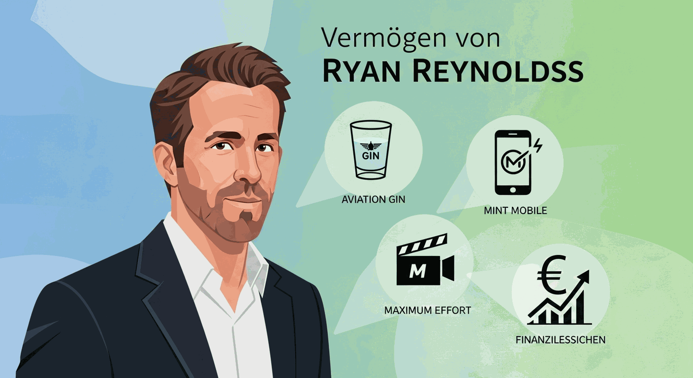 Vermögen & Gehalt von Ryan Reynolds