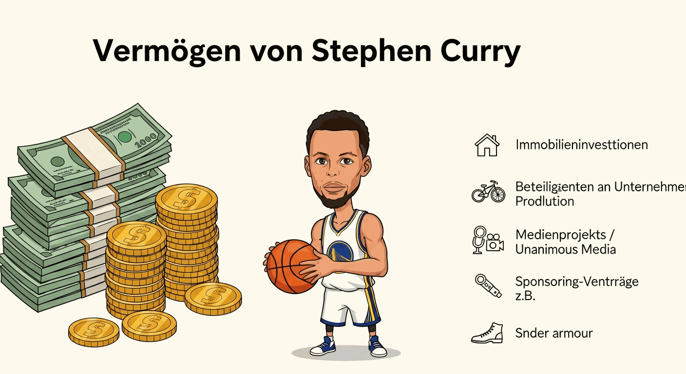 Vermögen & Gehalt von Stephen Curry