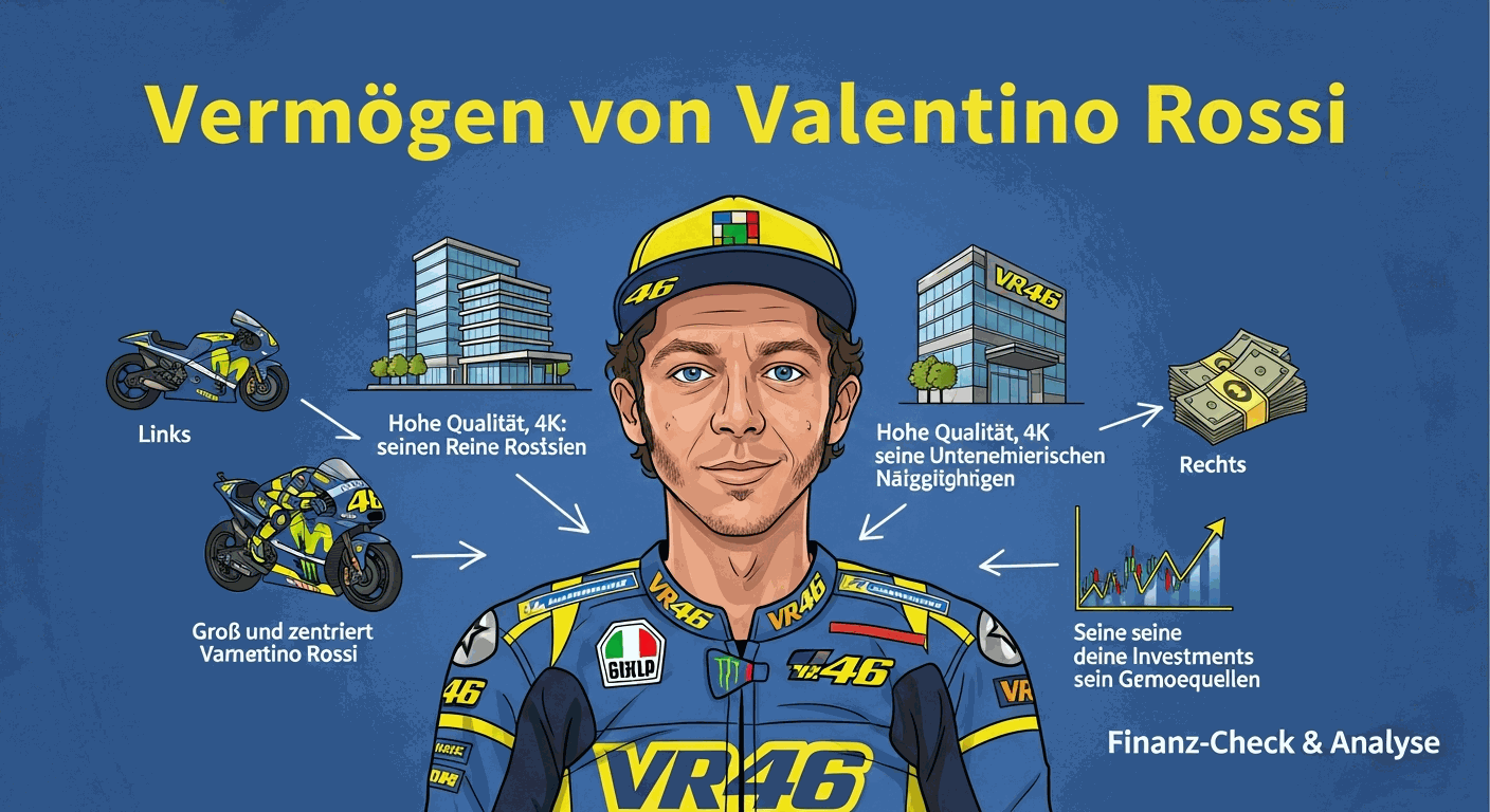 Vermögen & Gehalt von Valentino Rossi