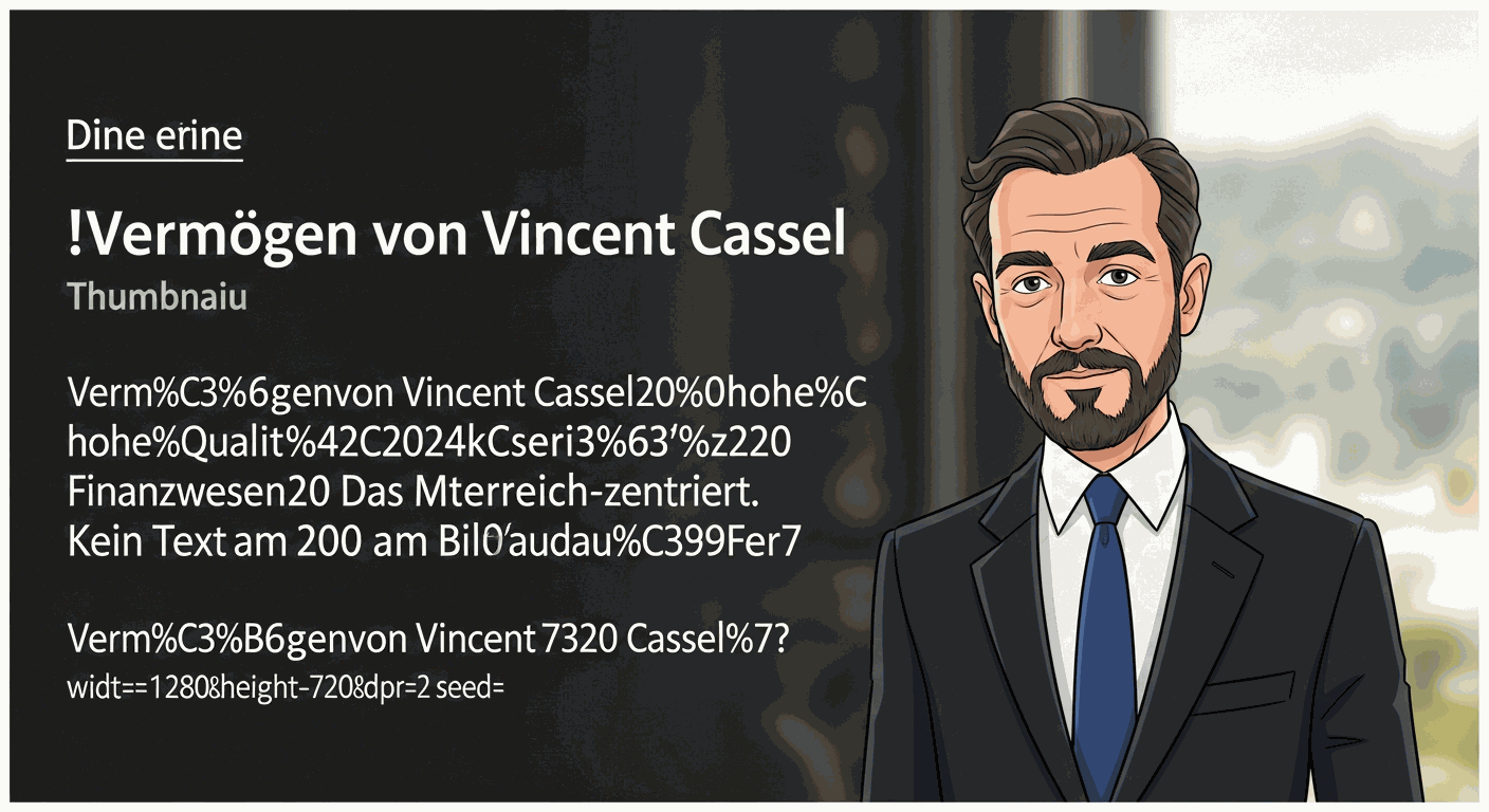 Vermögen & Gehalt von Vincent Cassel