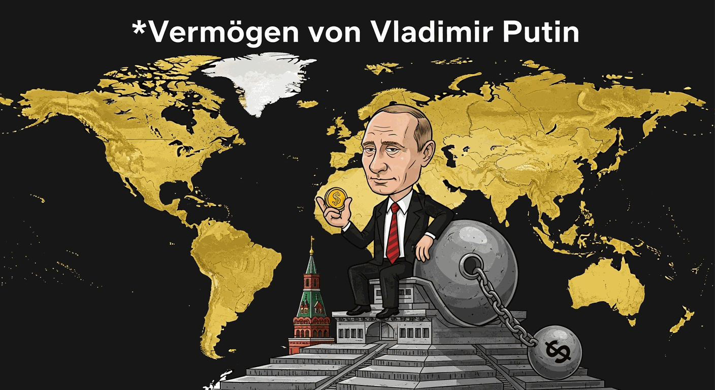 Vermögen & Gehalt von Vladimir Putin