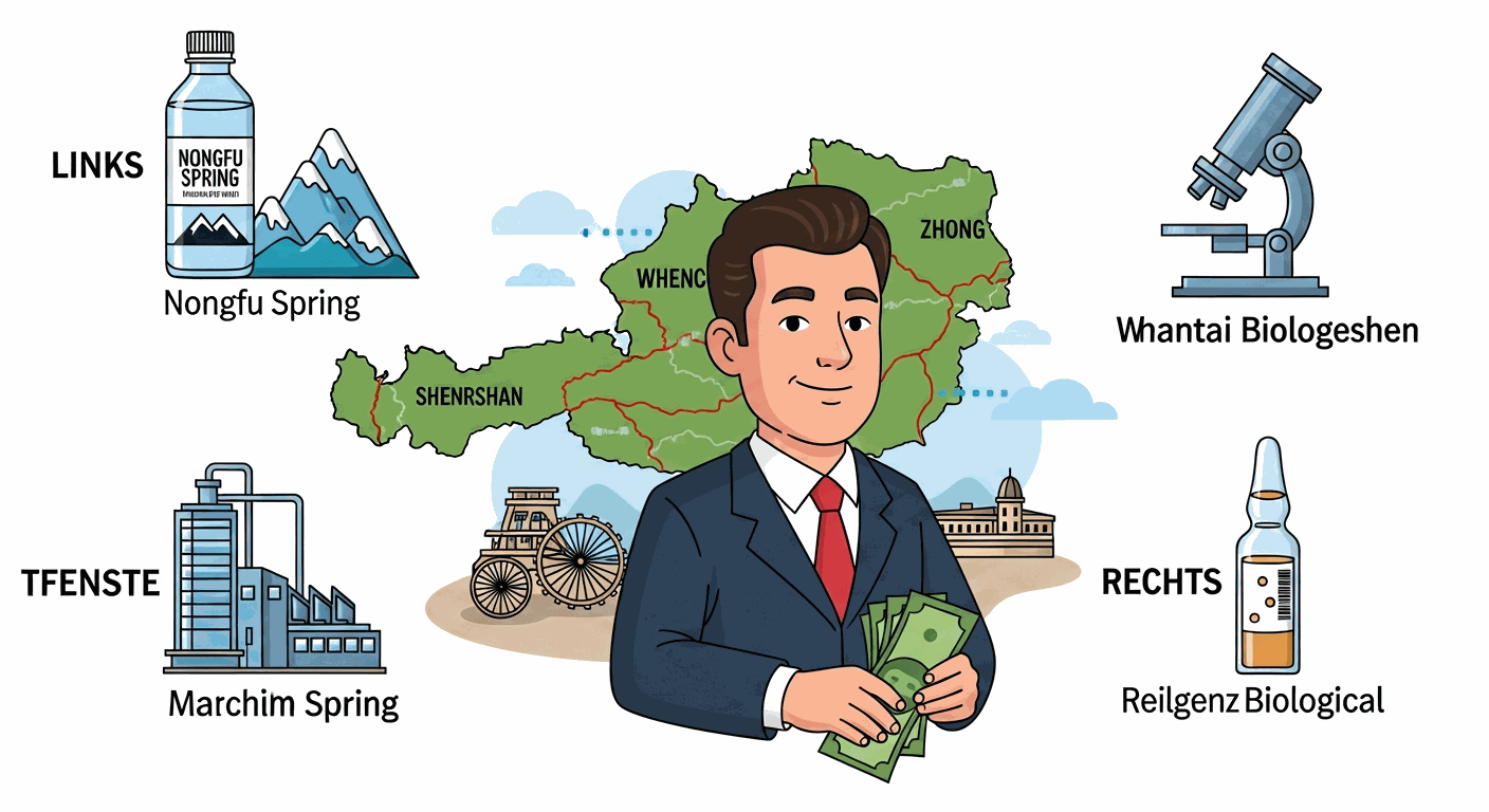 Vermögen & Gehalt von Zhong Shanshan