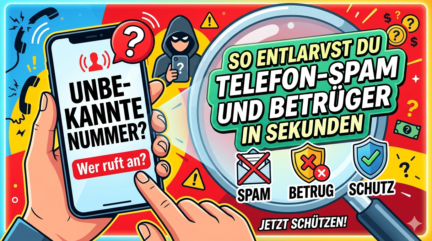 Unbekannte Nummer? So entlarvst du Telefon-Spam und Betrüger in Sekunden