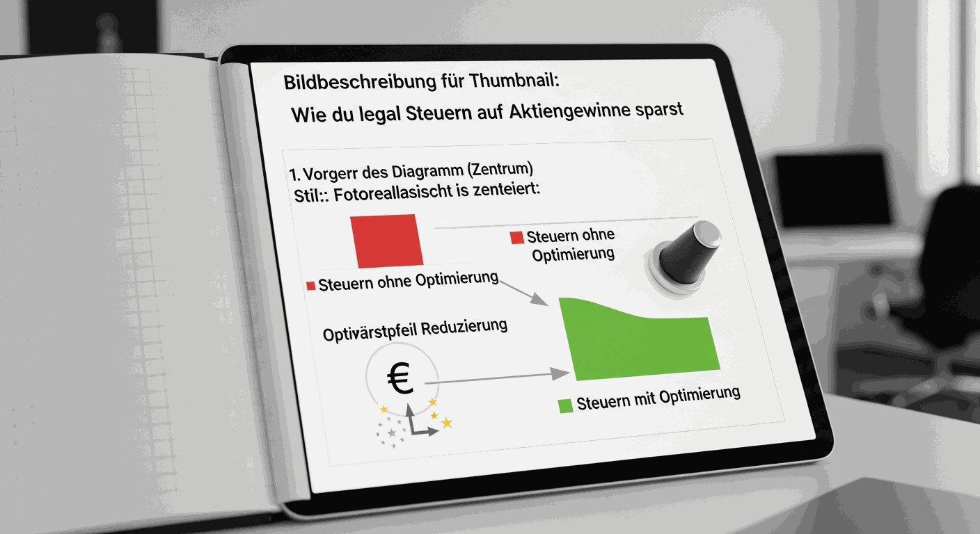 Wie du legal Steuern auf Aktiengewinne sparst